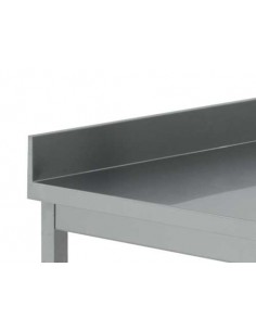 Table inox neutre / 2 bacs 2
