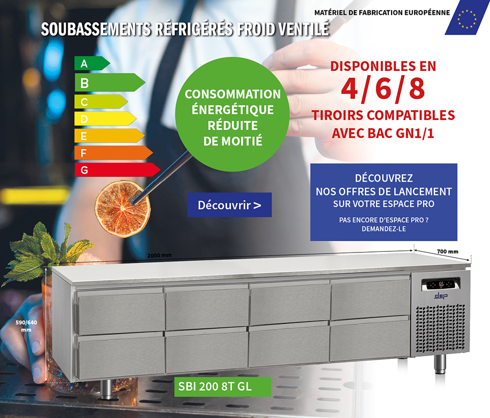 Soubassements réfrigérés